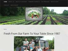 Tablet Screenshot of guldanfamilyfarm.com